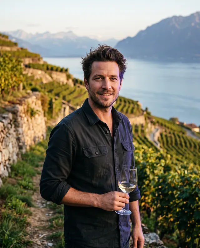 Thomas Chappuis, vigneron-encaveur, Cully (profil d'illustration)